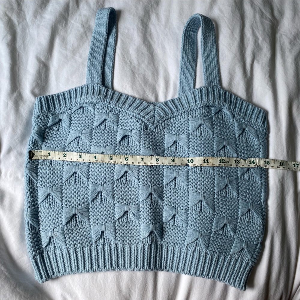Just Fab tank top sweater set. Cardigan has elbow length dolman style sleeves.